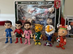 FIFA World Cup Soccer Football Player Mascots Action Figure Set 6-Pack New In