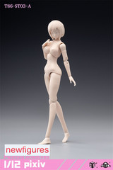 US Stock 86TOYS 1/12 T86-ST Flexible 6 inch Female Joint Action Figure Head Body