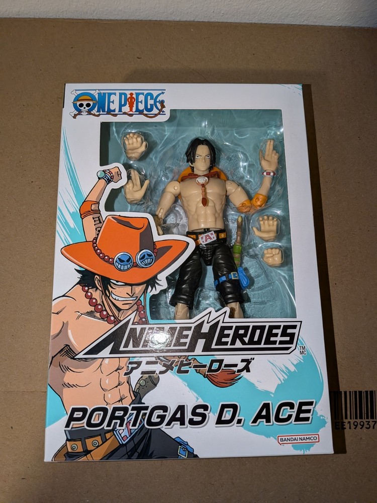 Bandai Namco Anime Heroes One Piece Portgas D. Ace Action Figure Hands