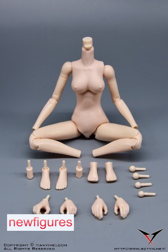 US 1/6 Flexible Pale Skin 12″ Girl Female Soldier Action Figure Body Toys Dolls