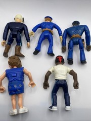 Vintage 1989 Kenner Police Academy Action Figures Lot Of 5 Officers and Civilian