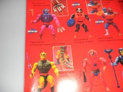 1985 MOTU Heroic & Evil Warrior Figure Display Magazine Trade Ad Poster Promo