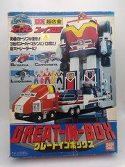 1990 Bandai Japan DX Sentai Fiveman FiveRobo & Star In Box Set Chogokin Godaikin