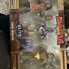 WWE Generations Maivia Legacy Elite Collection Action Figure the Rock, 3-Pack