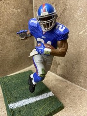 McFarlane NFL Tiki Barber NY New York Giants 2005 Figure Blue Jersey