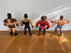WWF Hasbro 31 Loose Figures Lot Adam Bomb Ludvig Borga Owen Hart Doink And More