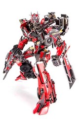 Holiday-Enlarged Version! OV-01 Sentinel Prime Diecast Figure/With LED Eyes Glow