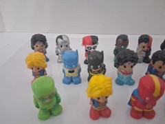 Lot Of 17 Ooshies Pencil Toppers – DC Comics Batman, Superman And More