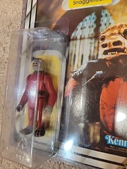 Star Wars Vintwge Snaggletooth With Card And Weapon