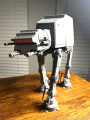 BUNDLE: Star Wars AT-AT Walker Model with Rebel Snowspeeder and tow cable!