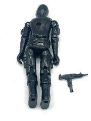 Vintage G.I. Joe 1982 SNAKE EYES – with weapon -New O ring – read
