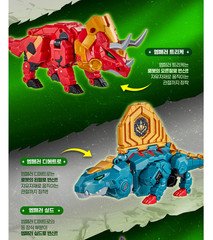 Miniforce DINO EMPEROR EX + REX KAISER EX Set K TOY Transformer Robot 2026 NEW