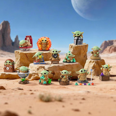 Star Wars Grogu Tiny but Mighty Series Figures,Collectible Holiday & Birthday fo