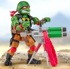 Hasbro TMNT Ninja Turles x G.I. Joe Mashup ROADBLOCK X RAPH 5″ Figure BOX DAMAGE