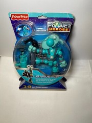 Fisher Price Planet Heroes Uranus Yuri Space Metallic Squad Figure New