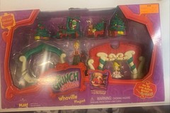 Vtg Dr. Seuss How the Grinch Stole Christmas Whoville Playset New in box!