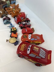 DISNEY PIXAR CARS MIXED SIZES & COLORS & DESIGNS QTY 15