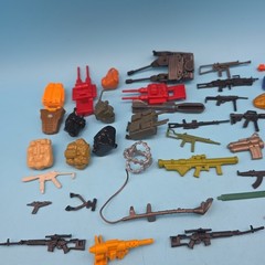 Vintage 80’s 90’s GI Joe Cobra Accessories Weapons Backpack Parts Lot #1