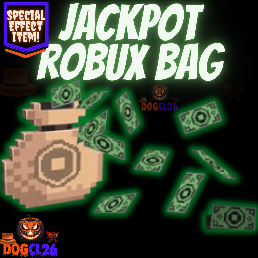 ROBLOX Jackpot Robux Bag Toy Code *Sent Via Ebay Messages!*