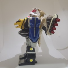 Bandai Mighty Morphin Power Rangers Deluxe Ninja Megazord WITH Falcon Zord 1995