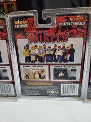 Set Of 3 Micro Icons Bikers Series 1 .All have magnetic feet 2000-2009 Original