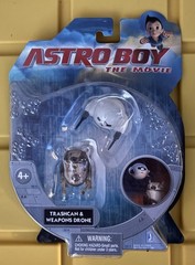 Astro Boy Movie 3.5” Figure Set Battle Arena Astro Boy, Trashcan & Weapons Drone