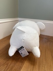Crayon Shin-chan Very Fluffy Plushy Shiro Lying Down Banpresto approx 35cm NEW