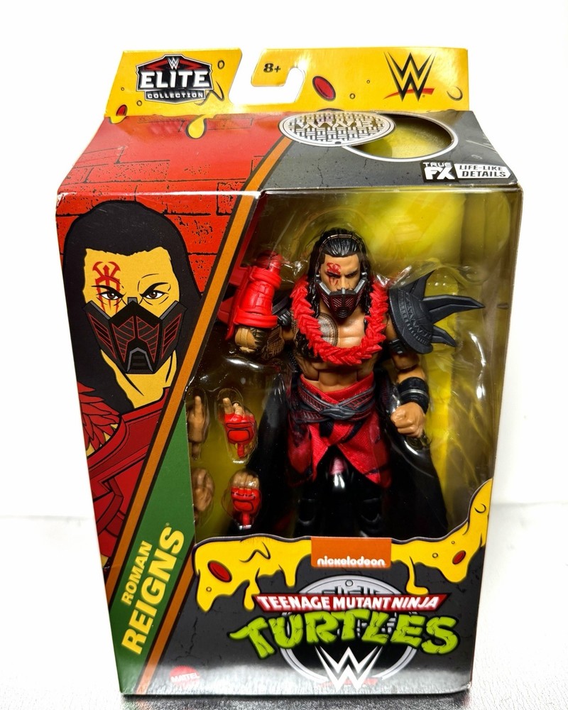 2024 WWE x Teenage Mutant Ninja Turtles Elite Figure: ROMAN REIGNS as SHREDDER