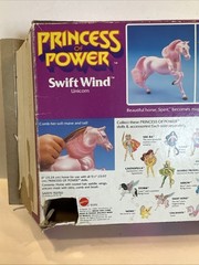 Vintage 1984 Princess Of Power Swift Wind Unicorn With Box & Doll