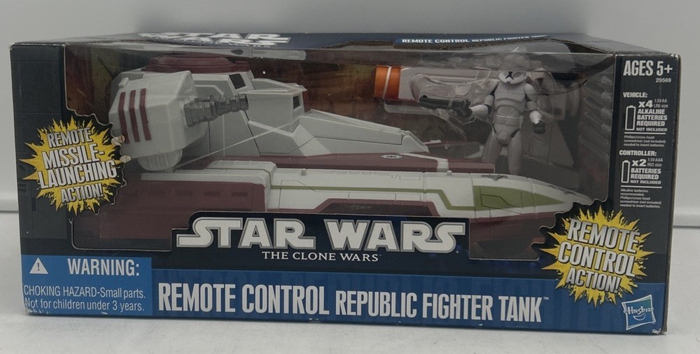 Star Wars The Clone Wars Remote Control Republic Fighter Tank Vehicle 2011.