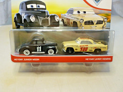 NEWDISNEYPIXARCARS 2 PACKHEYDAYJUNIORMOON/HEYDAYLEROYHEMING DIECAST VEHICLE NEW