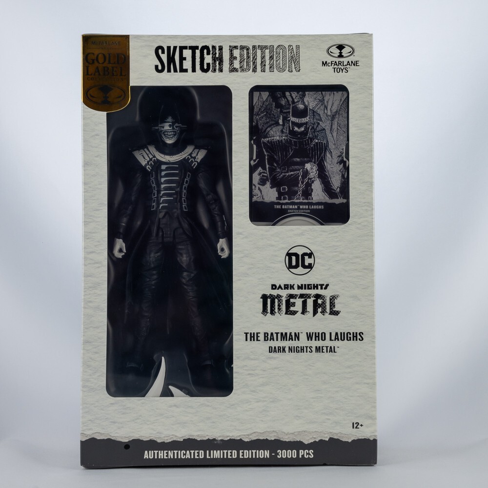 McFarlane DC The Batman Who Laughs Sketch Edition Gold Label SDCC 2023 Exclusive
