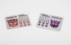 Transform G1 Autobots Decepticons Stickers Symbol Logo free shipping