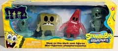 Spongebob Squarepants Mini Skeletons & Mini Glow In The Dark Figures NIB