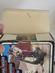 Vintage 1984 Star Wars TRI-LOGO POTF * SPAIN * ONE-MAN SAND SKIMMER * MINT N BOX