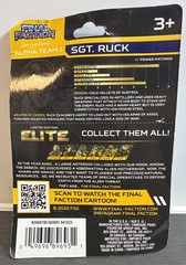 Sergeant Ruck, Alpha Team 1 Final Faction, Elite, Gold Edition 3.75″ Figure