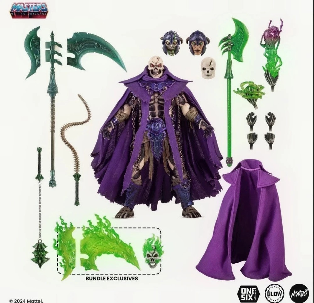 BRAND NEW Mondo Scare Glow Timed Edition Master Of The Universe STILL IN BOX