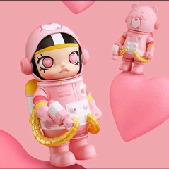 Mega Space Molly X Care Bears Love-A-Lot Bear 400% and 100% Set Brand New Sealed