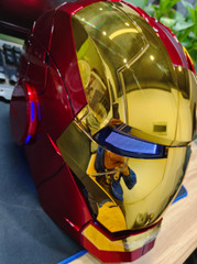 AUTOKING Iron Man MK5 1:1 Helmet Wearable Voice-control Cosplay Prop US Stock