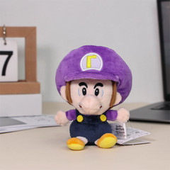 2X Baby Wario Waluigi Super Mario Bros Plush Toy Stuffed Animal Figure Doll 6″