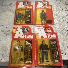 THE A TEAM 1983 GALOOB * HANNIBAL * MR. T * MURDOCK * TEMPLETON PECK * Toys R Us