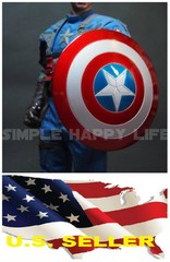 1/6 Captain America Shield 2.0 Metal material buckle Hand for Hot Toys USA