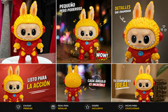 Cute Bunny Superhero 3d print