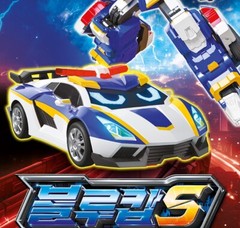 Metal Cardbot S Season 2 Blue Cop S Transforming Robot Police Car Toy Korea