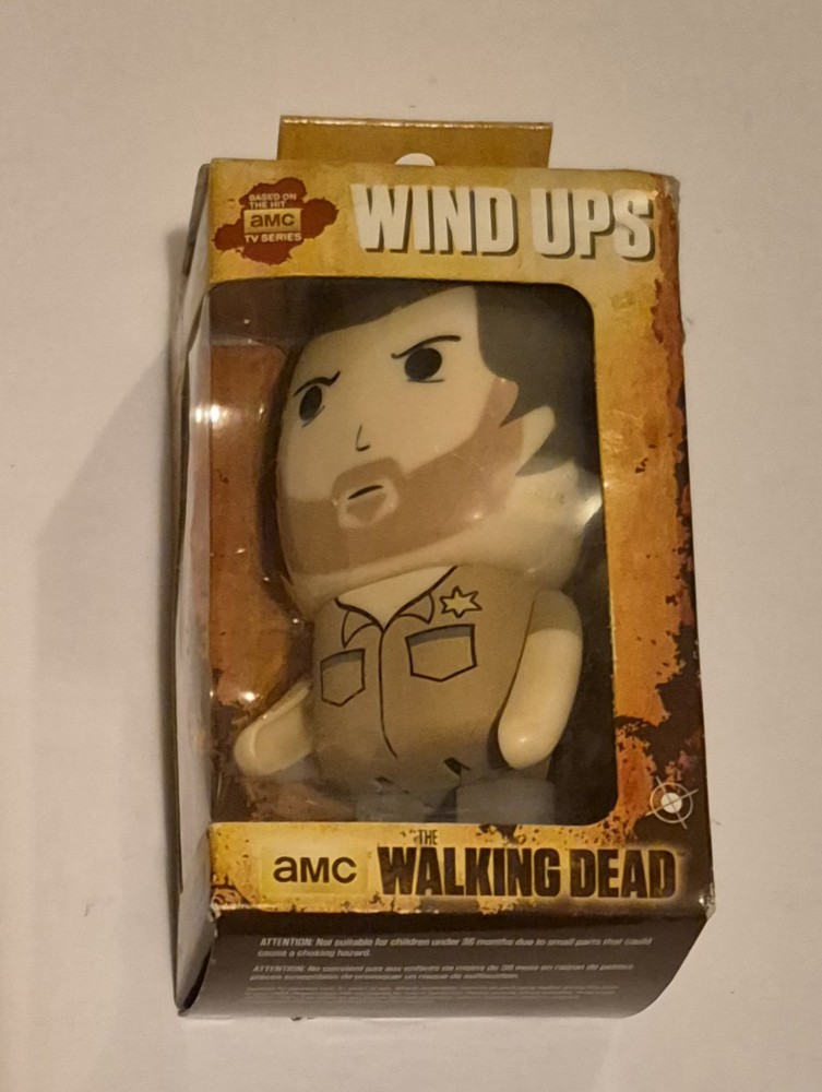 Walking Dead AMC Wind Ups Collectible Rick Grimes Bulls-i-Toy NEW