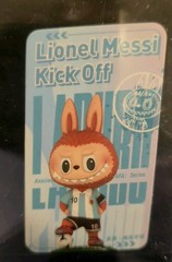 Pop Mart Labubu x Argentina AFA Lionel Messi Kick Off Figure Retired 2021 w/ Box