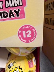 MGA Miniverse Make It Mini Birthday, Unopened Display Box with + 12 balls