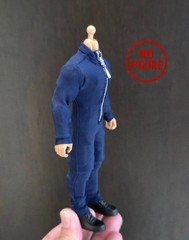 Handmade Blue body suit for 1/12 vtoy action figure (No Figure,Unbrand)