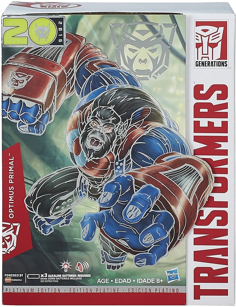 Transformers Platinum Ed. Optimus Primal 2016 Year of the Monkey Action Figure