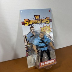 WWE Mattel Superstars Series 10 Big Boss Man Walmart With Fabric Shirt And Stick